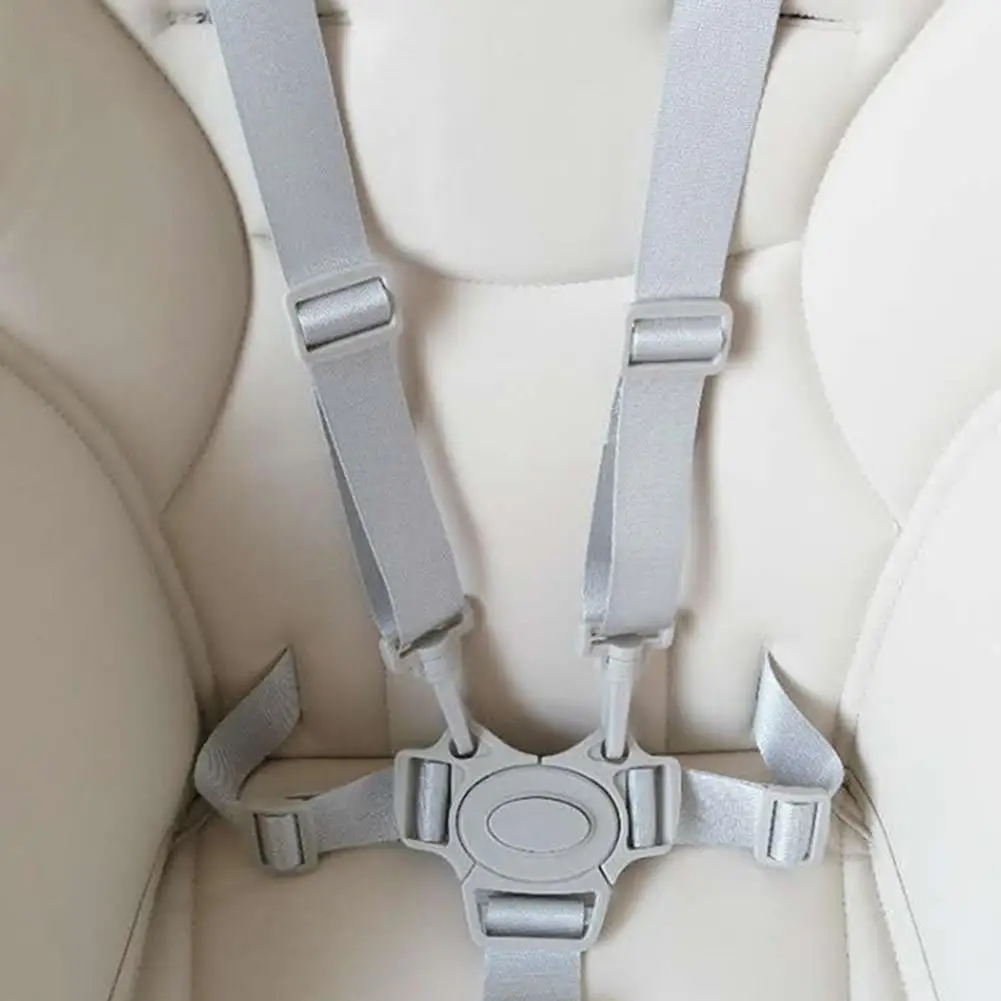 Kinder Esszimmers tuhl Gürtel kreuzförmiges Design Baby 5-Punkt-Gurt Hochstuhl Sicherheits gurt Sicherheits gurte für Kinderwagen Autos itze Image
