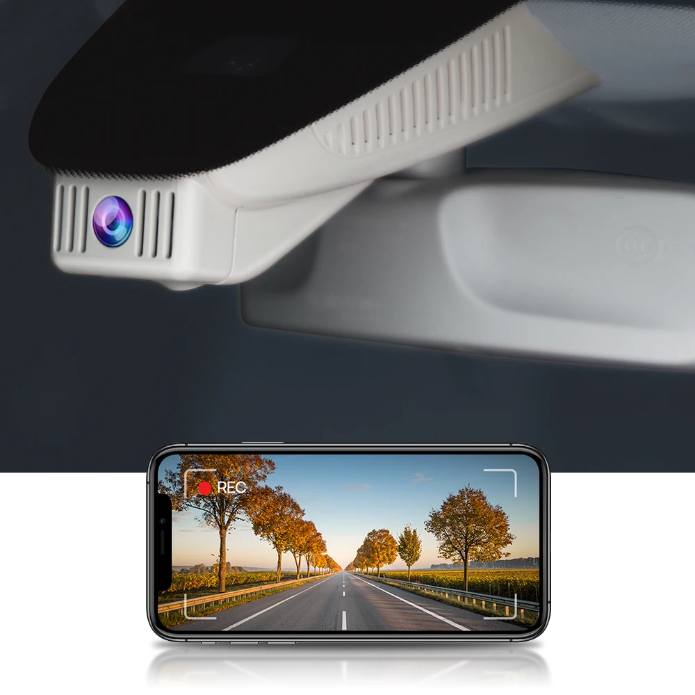 Fitcamx 4K Dash Cam für Mercedes Benz GLC X253 & C-Klasse W206/W205/W204, OEM-Auto-DVR mit Nachtsicht, einfache Installation Image