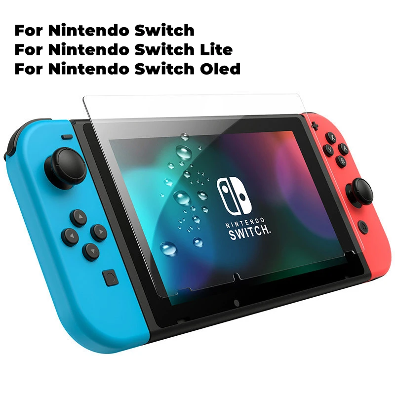 Neue Schutz Gehärtetem Glas Für Nintend Schalter Lite Screen Protector Film Für Nintendos Schalter NS OLED Glas Zubehör Image