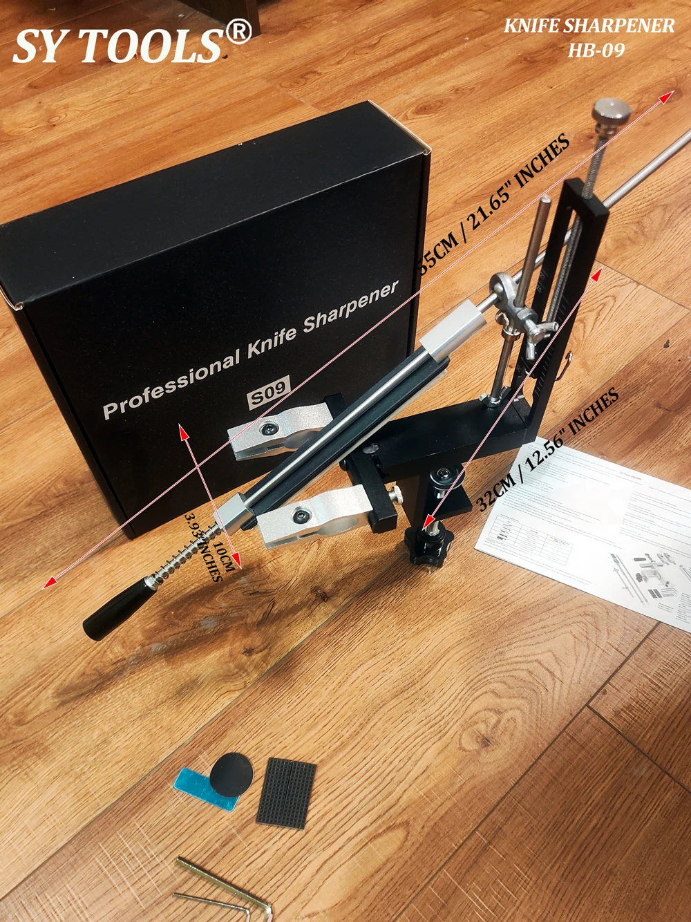 HB-09 Einstellbarer Winkel Präzision Messerschärfer Kantenschärfsystem mit Messerschärfsteinen Image