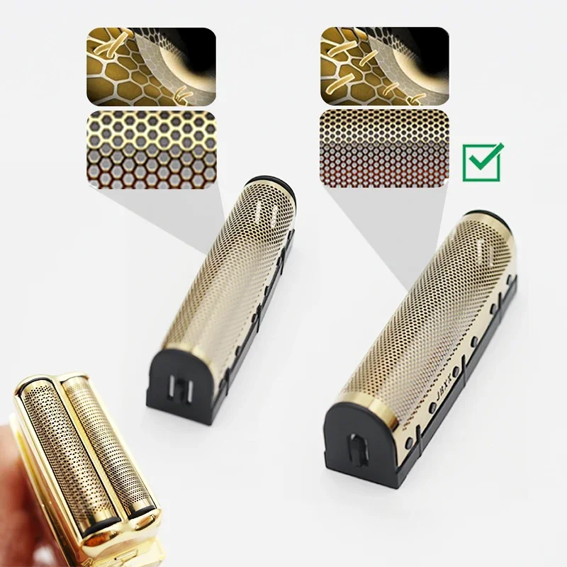 2PCS Orignal Ersatz Klinge Net Für P600 KM-2028 1102 Haar Trimmer Clipper Schneiden Messer Kopf Bart Rasieren Teile zubehör Image