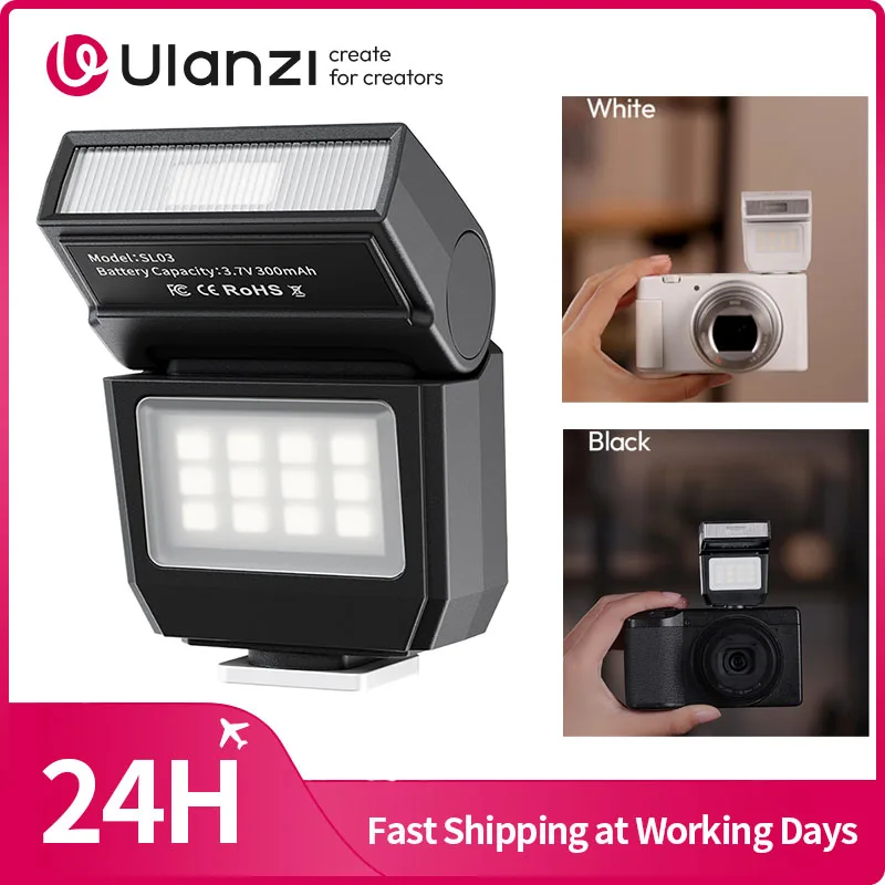 Ulanzi SL03 Spark Lite Kamerablitz Fülllicht Tragbarer Blitz für Sony für Canon für Nikon für FUJIFILM für Fotografie Image