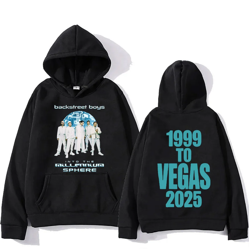 Backstreet Boys Millennium Tour Hoodie Fashion Rock Band Pattern Sportswear Hoodie Herbst Herren- und Damenmode Warmer Hoodie Image