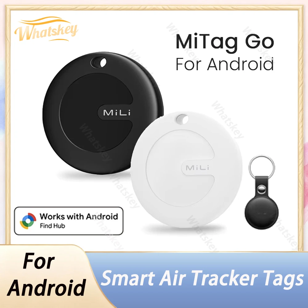 MiLi MiTag Go Bluetooth-kompatibilität Tracker für Android Artikel Schlüssel Finder funktionieren mit Google Find Hub Gerät Smart Tag wasserdicht Image