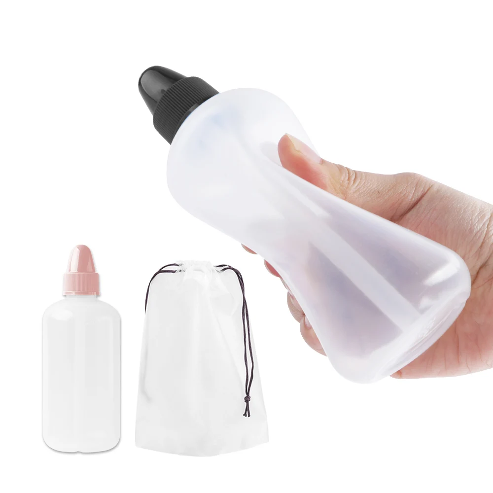 Nasenspülreiniger mit Beutel, Nasendusche, Spülflasche, Nasenschutz, verhindert allergische Rhinitis, für Erwachsene und Kinder, Neti-Töpfe