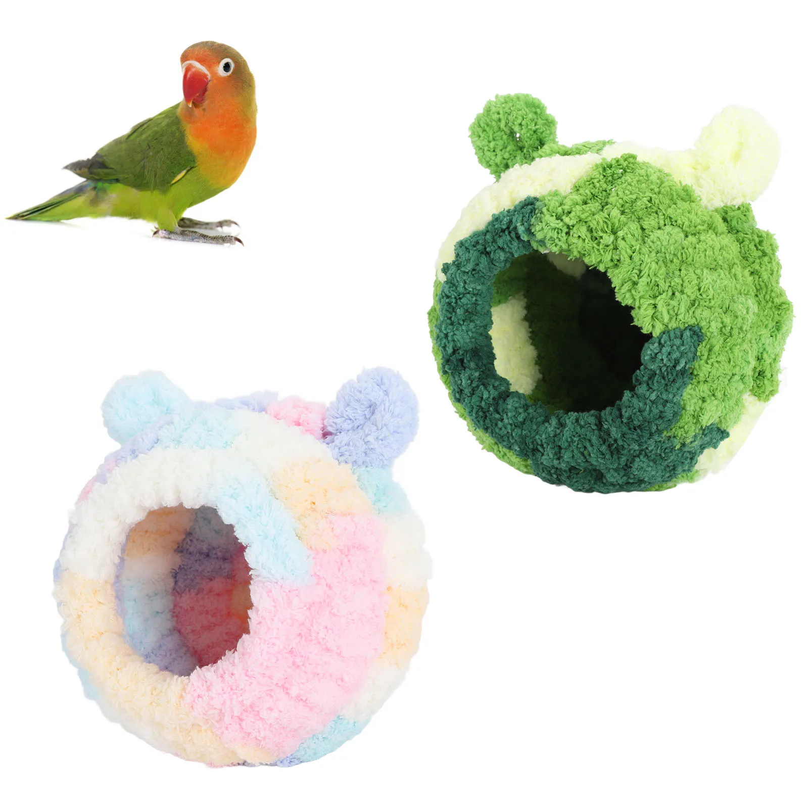 Vogelkäfig Bett Sittich Nest Bett Papagei Nest Haus gemütlich bequem bequem schönes Aussehen dekorative warme Vogelkäfig Bett für Sittich