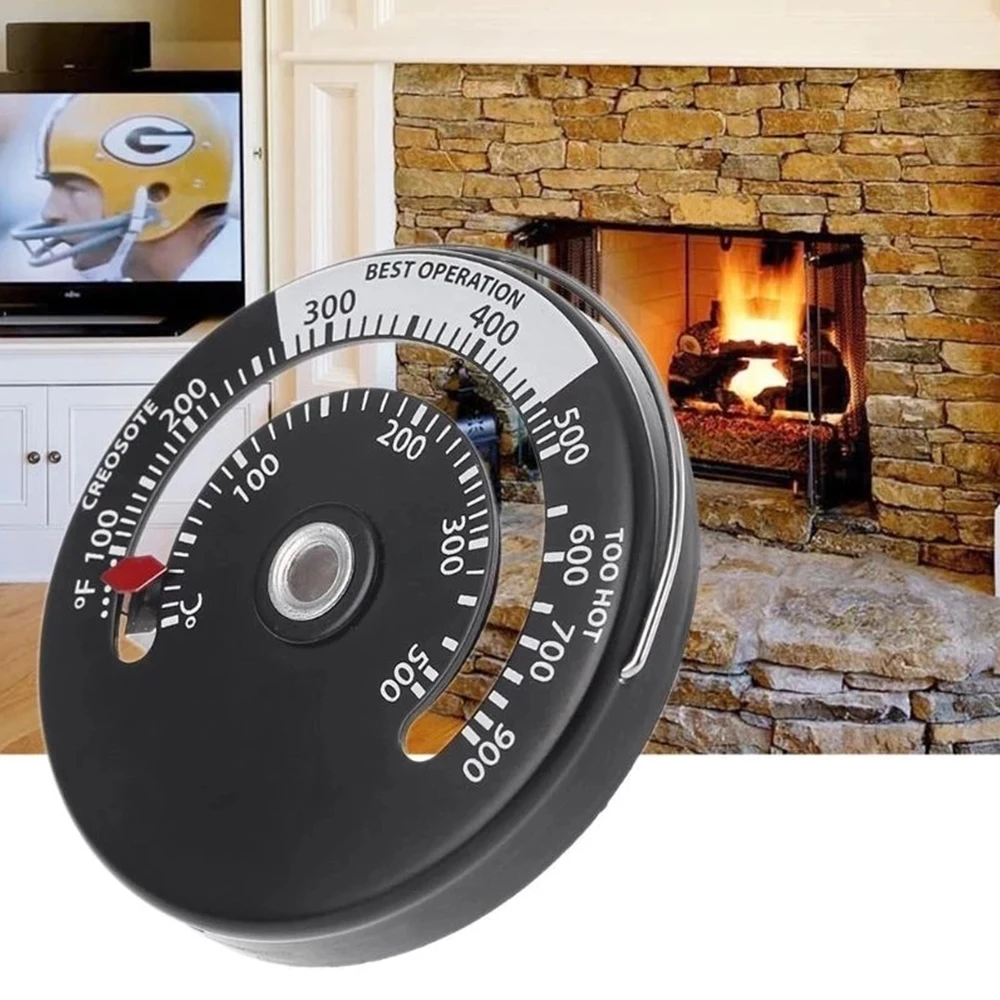 Heißer Thermometer Magnetische Holz Herd Heizung Thermometer Kamin Fan Herd mit Sonde Haushalt Empfindlichkeit Grill Ofen Werkzeug