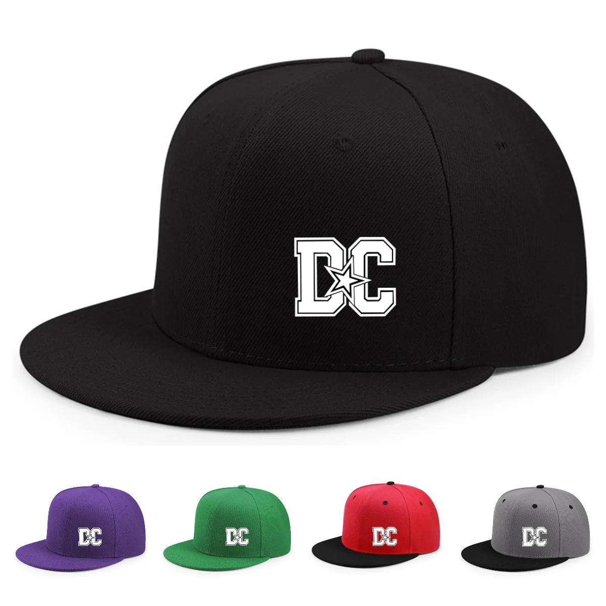 Unisex Brief Drucken Hip-hop Snapback Cap Outdoor Einstellbare Casual Baseball Caps Sonnenschutz Sonnenhut Streetwear Image