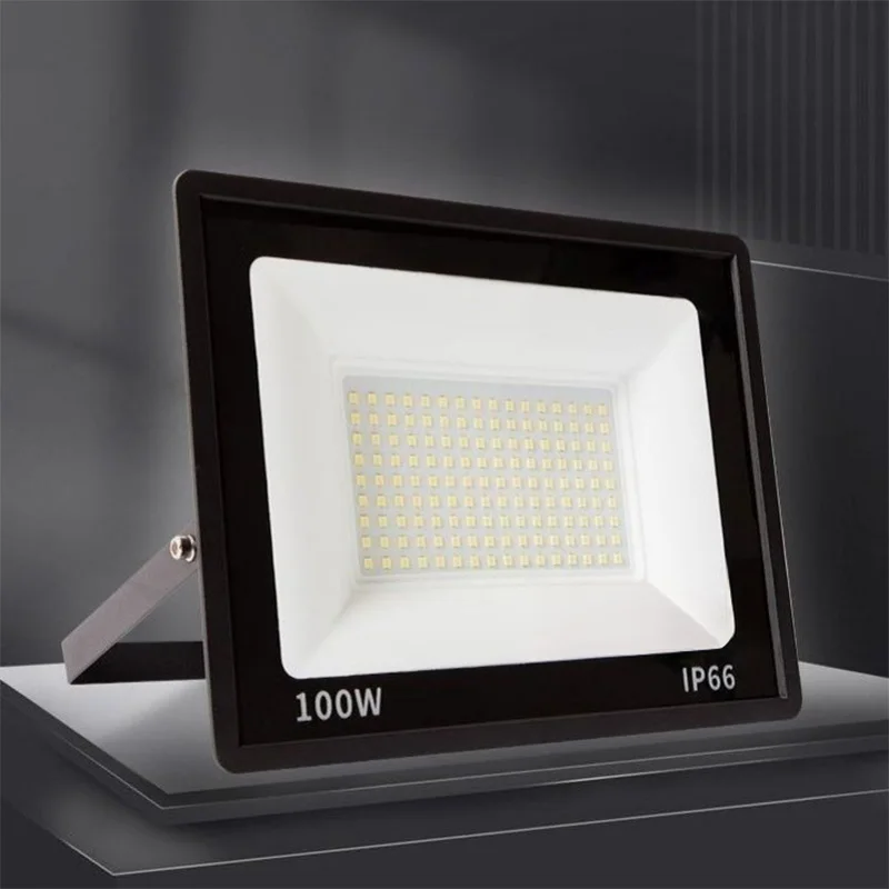 Hohe Helligkeit LED Flutlicht 10W 20W 30W 50W 100W 150W 200W 300W AC220V Kaltweiß Flutlicht Für Garten Straße Außen Licht