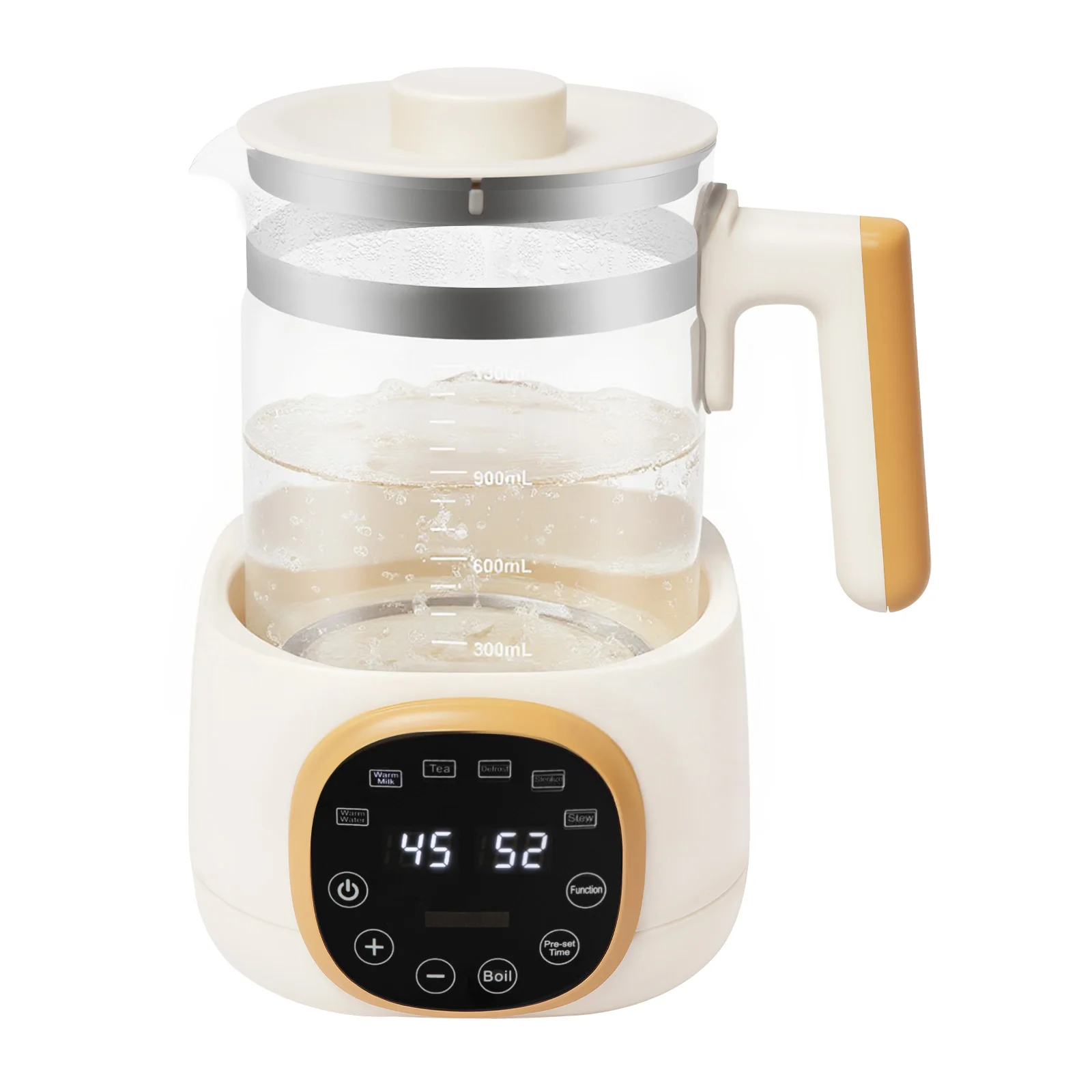 1,3-Liter-Babyflaschenwärmer, 72 Stunden konstante Temperatur und 5-Minuten-Speicher, schnelles Aufheizen und 45 dB leise, für Milchformel und Lebensmittel Image