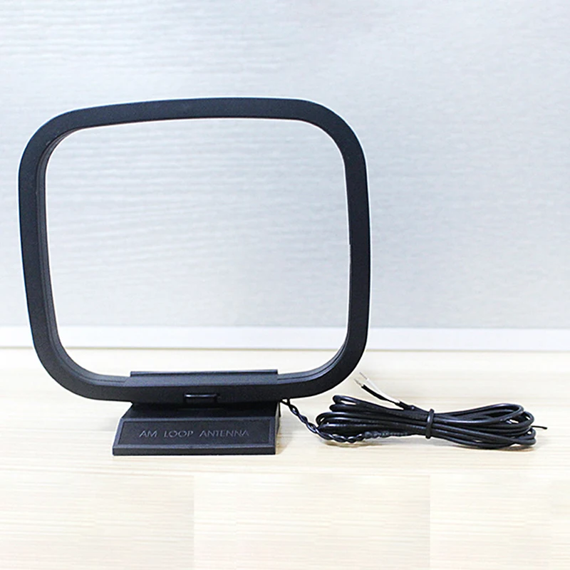 Mini Universal FM/AM Loop Antenne für Sony Sharp Chaine Stereo AV Receiver Systems Connector Receiver Image