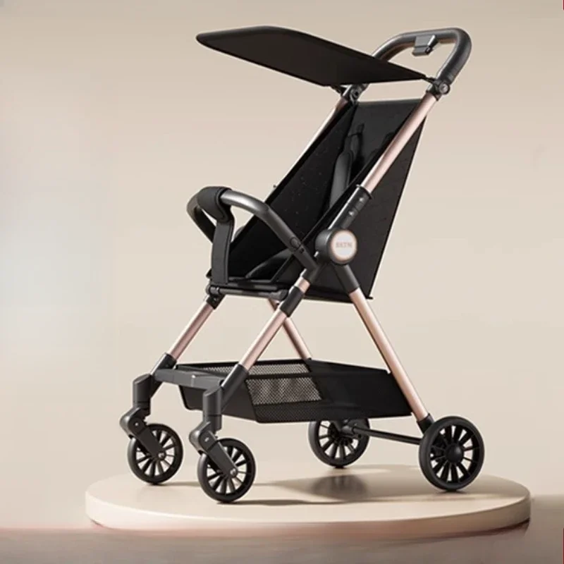 Kinder Kinderwagen Einfache Baby Artefakt Licht Reise Faltbare Kinderwagen Baby Reise Leichte Kinderwagen Image
