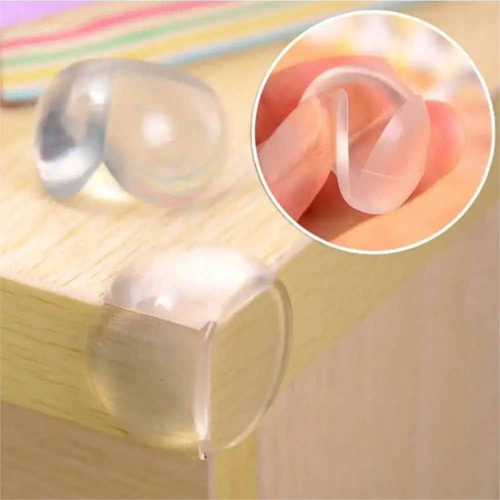 12 Stücke Kind Baby Sicherheit PVC Schutz Tischeckenkantenschutz Abdeckung Antikollisionskante & Wachen 12 Stücke Kind Baby Sicherheit PVC Image