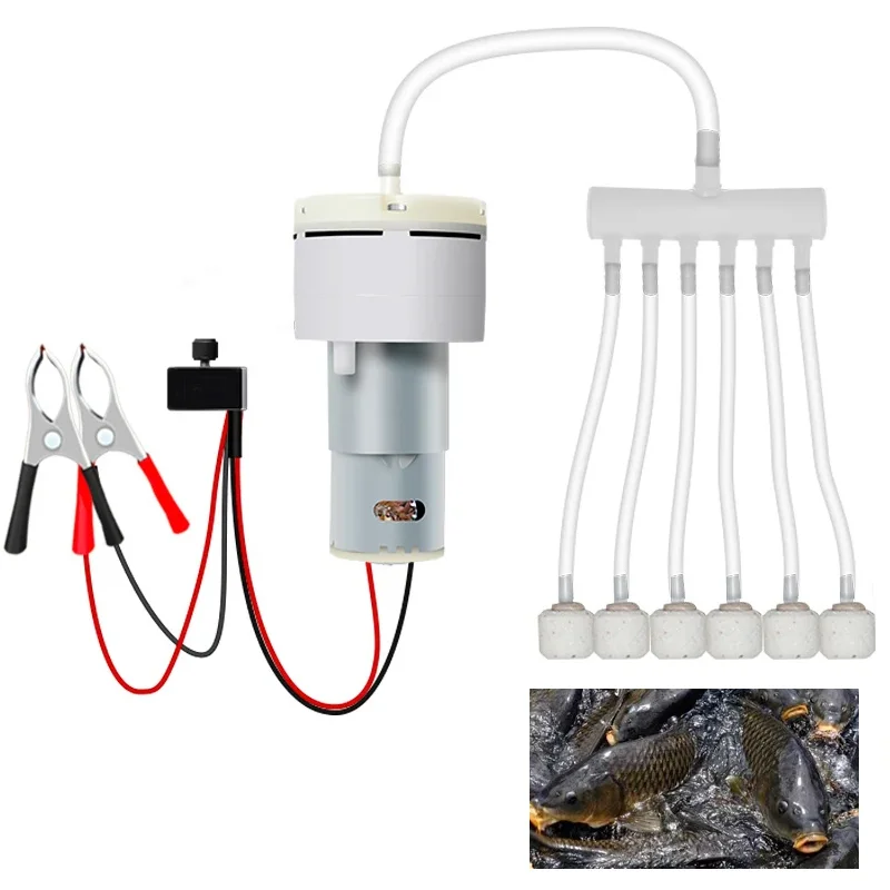 DC 12V Mini Luftpumpe Aquarium Aquarium Pumpe Wasser Sauerstoff Pumo Motor Einstellbare PWM Volumen Angeln Aquarium Aquarium Zucht