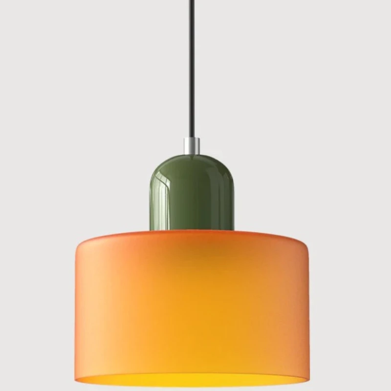 Europäische Retro Glas LED Pendelleuchten Schlafzimmer Kopfteil Hängelampe Restaurant Bar Theke Café Bar Beleuchtungskörper