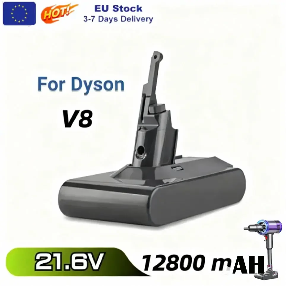 V8 12800 mAh 21,6 V batterie Für Dyson SV10 Batterie Absolute Animal Li-Ion Staubsauger Wiederaufladbare BATTERIE SV10 Image
