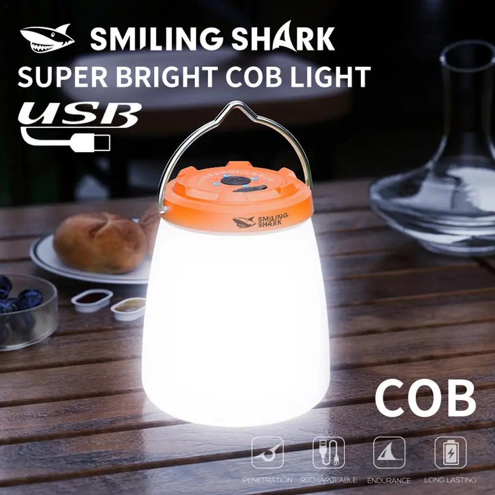 Wiederaufladbare LED Camping Laterne mit Haken Wasserdichte Zelt Licht Nacht Notfall Licht Tragbare Outdoor Camping Licht