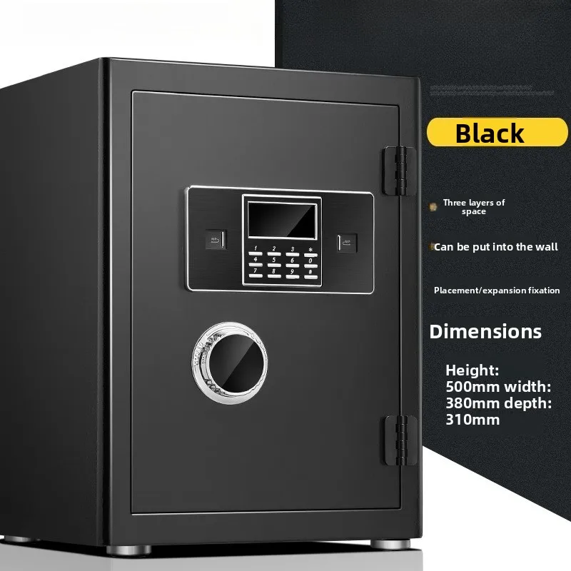 Schloss-Tresor für Zuhause, Büro, Fingerabdruck, Passwort, kleiner Safe