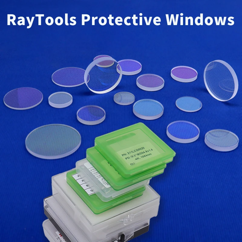 Raymach 10 Teile/los Original Laser Schutz Objektiv 27,9x4,1 24,9X1,5 Faser Spiegel Für Raytools Precitec Schneiden kopf Image