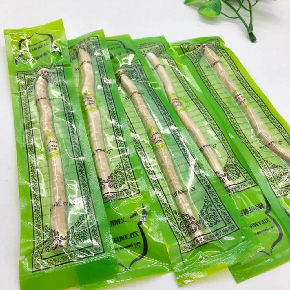 1 Stück Tragbare Miswak Siwak Natürliche Zahnbürste Misvak Miswaak Traditioneller Arak Reise-Zahnaufheller Manuelle Zahnbürste ﻿ Image