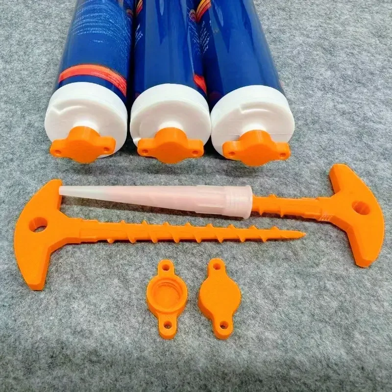 2 Stück Dichtungsdüsenreiniger und Kappe – verhindert das Trocknen von Glasdichtungsröhren, passend für Standardgrößen, praktisches DIY-Werkzeug. Neu Image