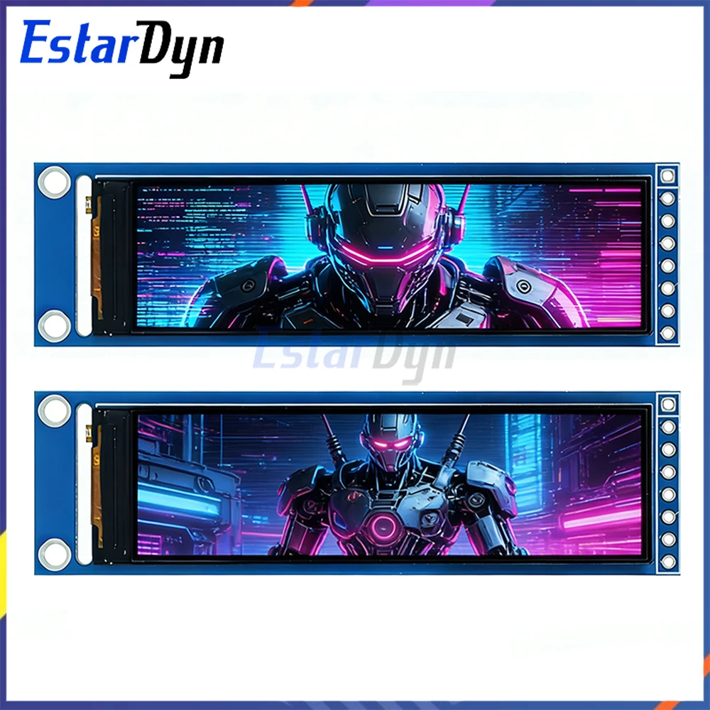 Estardyn 2,25-Zoll-TFT-LCD ST7789 kleiner Bildschirm 76*284-Modul LCD-Vollansicht SPI-Farbbildschirm Image