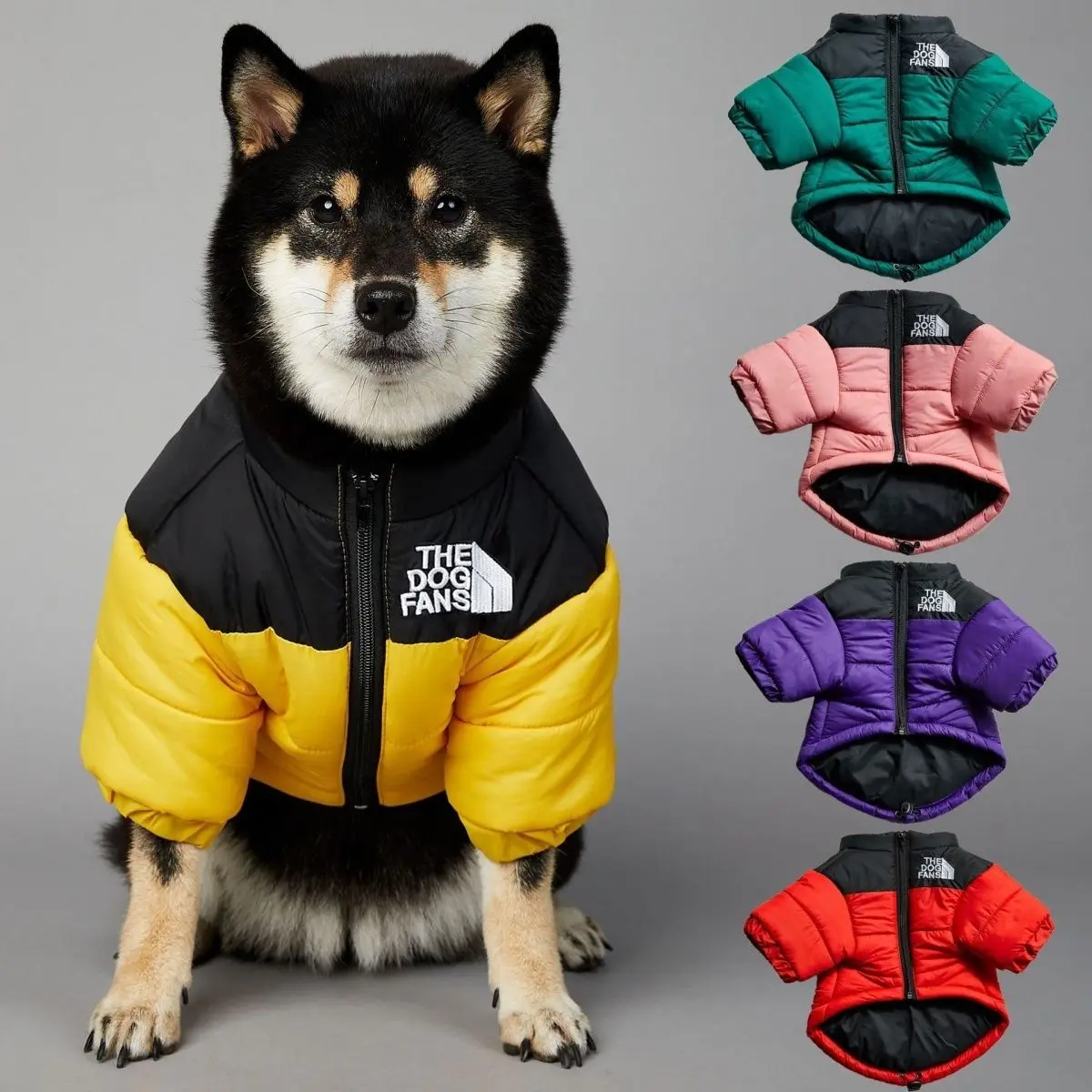 Welpen Mantel Hund Unten Jacke Die Hund Fans Winter Haustier Kleidung für Kleine Mittelgroße Hunde Warme Dicke Hund Weste Französisch Bulldogge Dropshipping Image