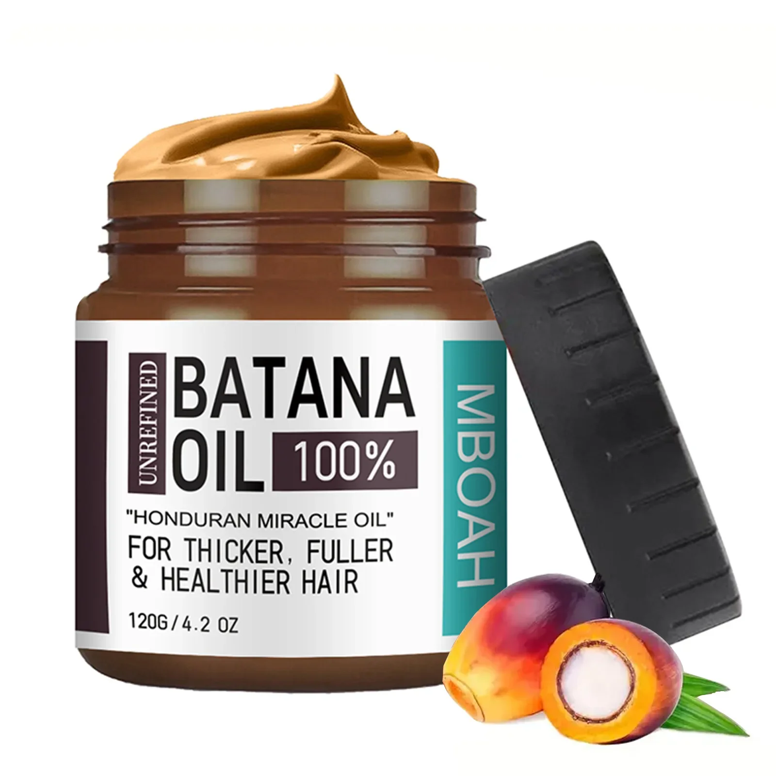 100 % Batana-Öl von Honduras – Erhalten Sie vollere, dickere, gesünder Haare – tolle Männer-Conditioner, Haarpflege, seidig – Haarernährungsöl