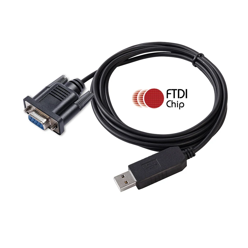 FTDI FT232RL USB zu RS232 Serieller Konverter DB9 Buchse Kabel Standard-Pinout/Null-Modem für Windows 7/8/8.1/10 Mac Android Linux Image