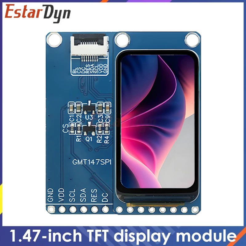 1,47-Zoll-TFT-LCD-Bildschirm ST7789 kleiner Bildschirm 172*320-Display LCD-Vollsichtwinkel SPI-Farbbildschirm Image