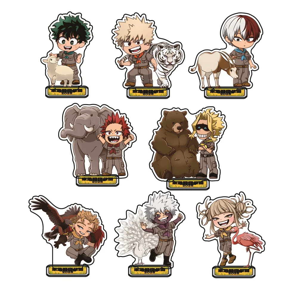 Anime My Hero Academia 10 cm Acrylständer Midoriya/Himiko Tischdekorationen Exquisite Produkte Zubehör Dekor Geschenke Image