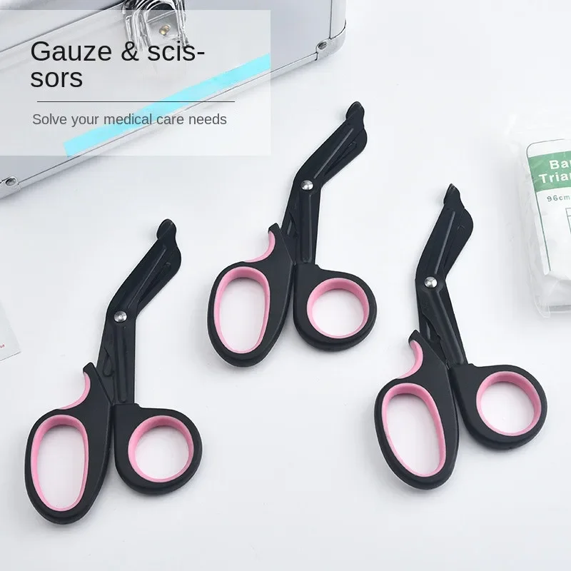 1Pc Hohe Qualität Überleben Rettungssanitäter Medizinische Rettungs Schere Trauma Gaze Notfall Erste Hilfe Scher Outdoor Krankenschwester Utility Camp Wanderung Image