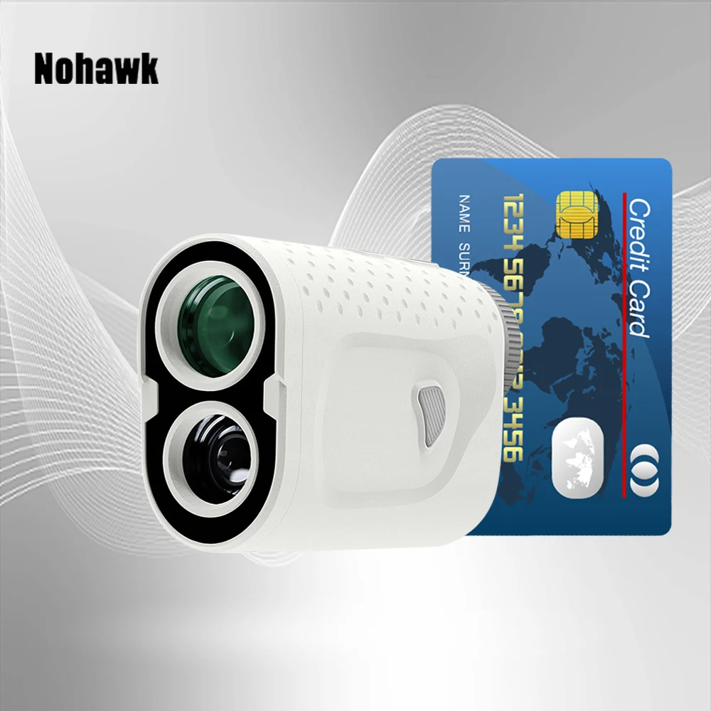Nohawk Golf Entfernungs messer mit Neigung schalter 600/1000yds Entfernungs messer mit Fahnenmast Verriegelung Vibration Magnetst reifen zum Golfen Image