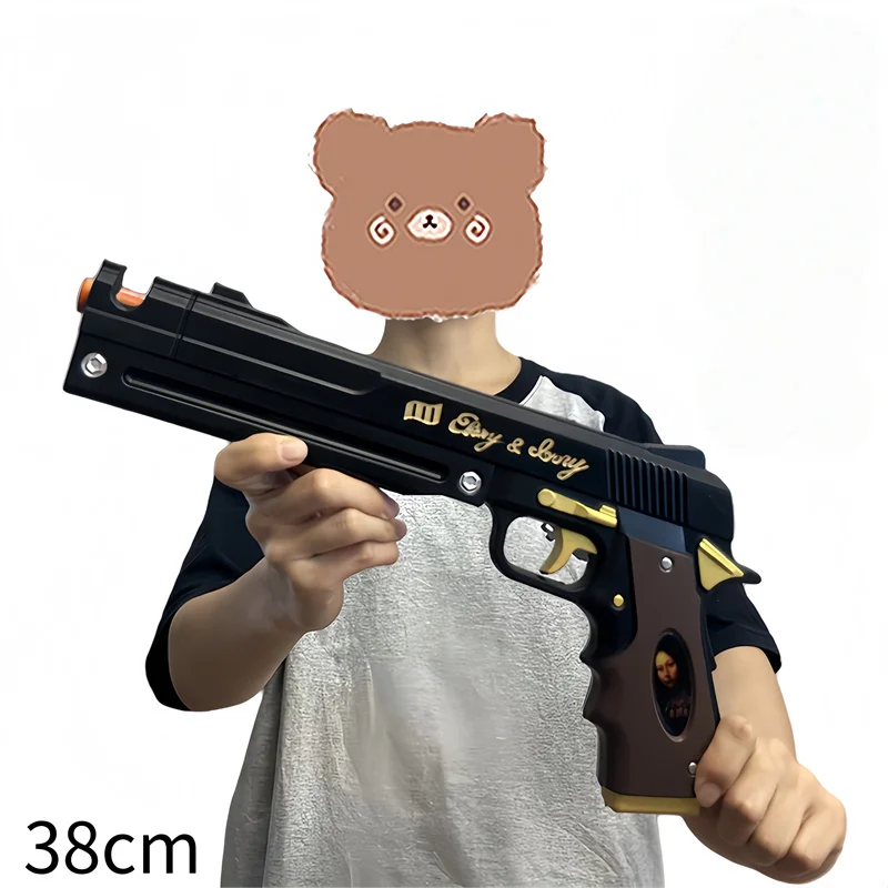 Cosplay Modell Pistolen DMC Dante Guns Ebenholz Elfenbein Prop Waffen Sicherheit PU Gummi Halloween Kein Schießen Geschenk Image