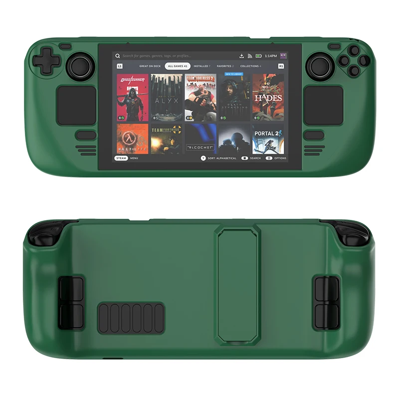Schutzhülle für Steam Deck, Controller, bunte Schutzhülle, Hartschale mit Ständer Image