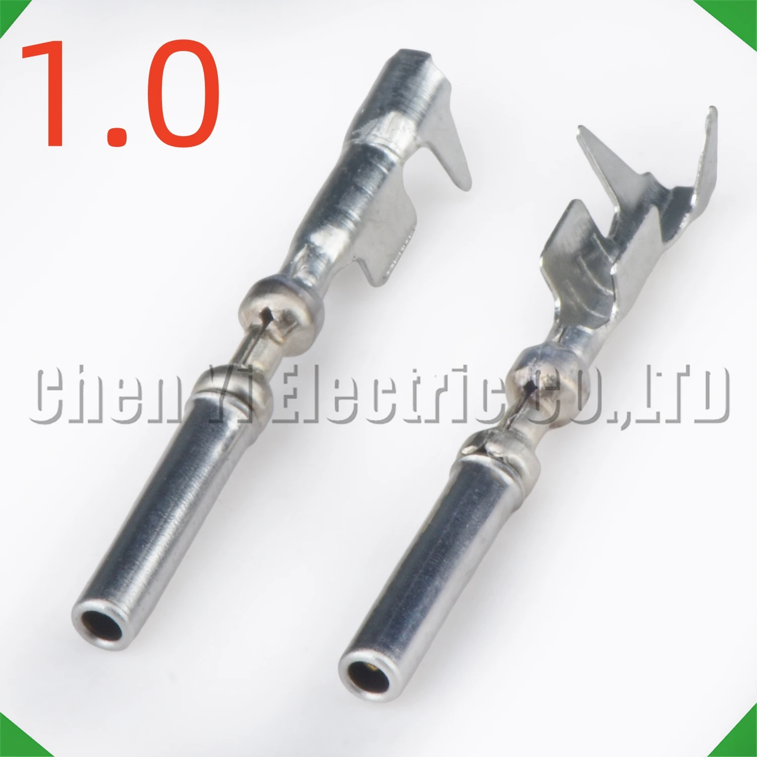 50 Stück 1,0 mm männliche oder weibliche Draht-Crimpstifte für 3-1447221-3 Mantel-Automobil-Steckverbinder Kabelbaumstecker Image