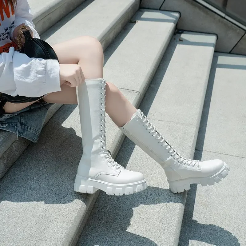 Winter frauen zipper neue lange boot Mode spitze up rutschfeste schuhe Casual Dicken sohlen trend Stiefel komfortable damen schuh Botas