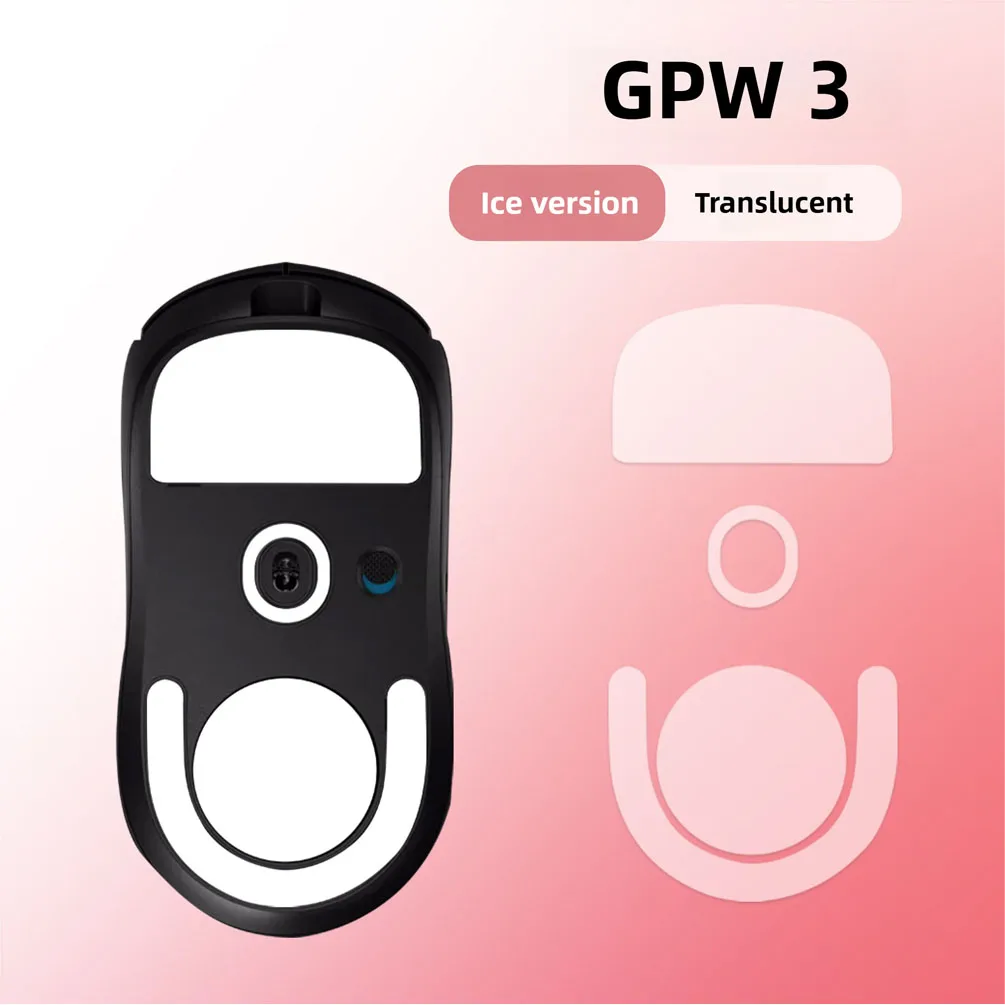 GPW 3.0 Mausschlittschuhe für Logitech G Pro X Superlight 2 kabellose Gaming-Maus – PTFE abgerundete, gebogene Kanten, geringe Reibung, Gleiten Image