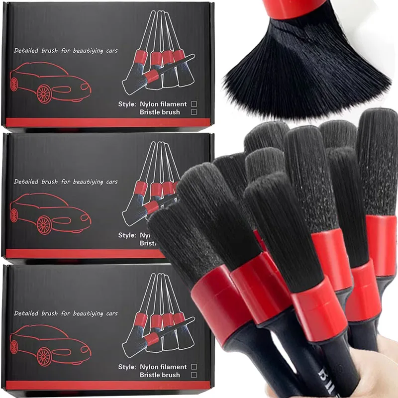 5/15 stücke Detaillierung Pinsel Set Auto Pinsel Auto Detaillierung Pinsel Für Auto Reinigung Detaillierung Pinsel Dashboard Air Outlet Rad pinsel Image