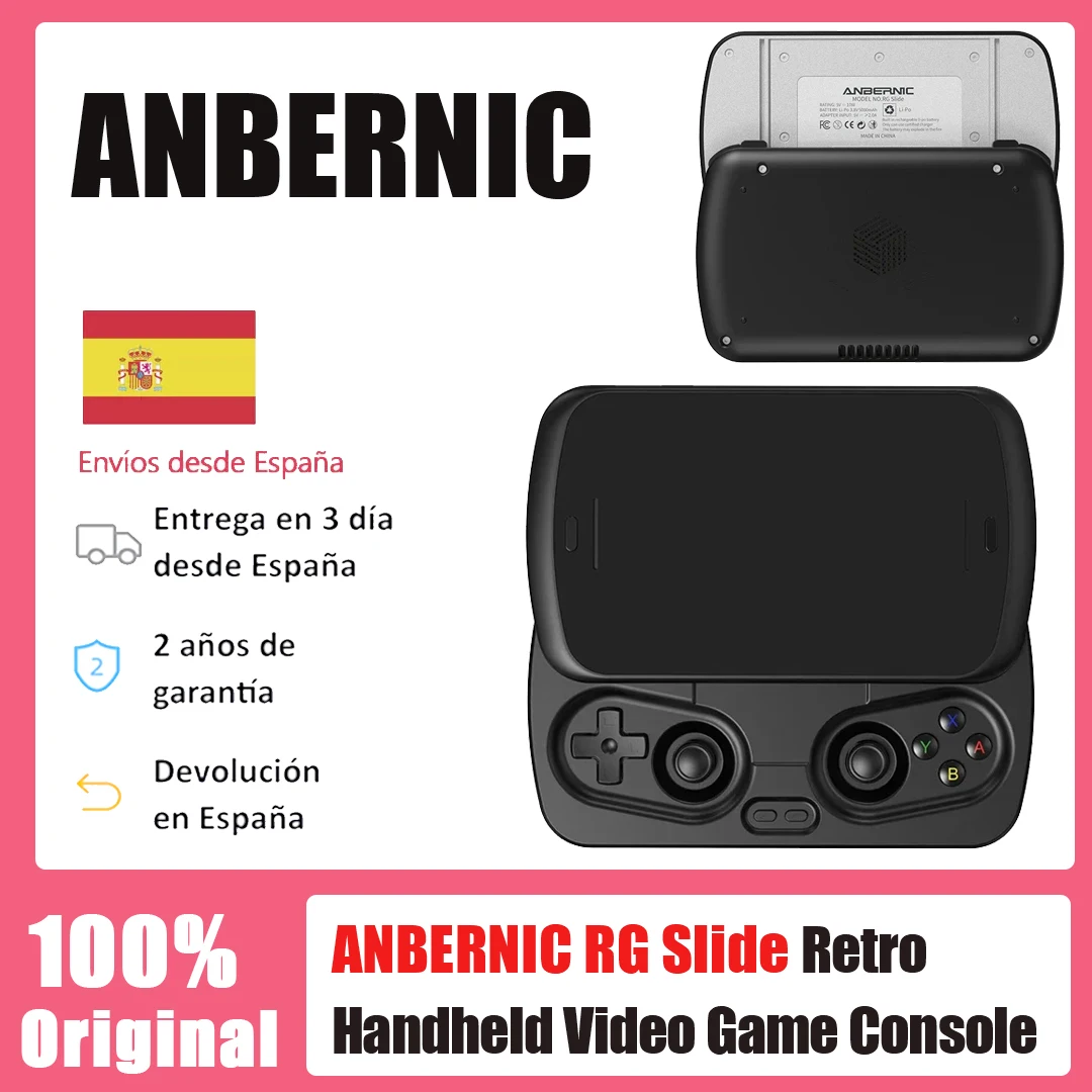 ANBERNIC RG Slide Android Handheld-Spielekonsole 4,7-Zoll LTPS Transparenter Bildschirm 1280*960 Retro-Videospiel-Player