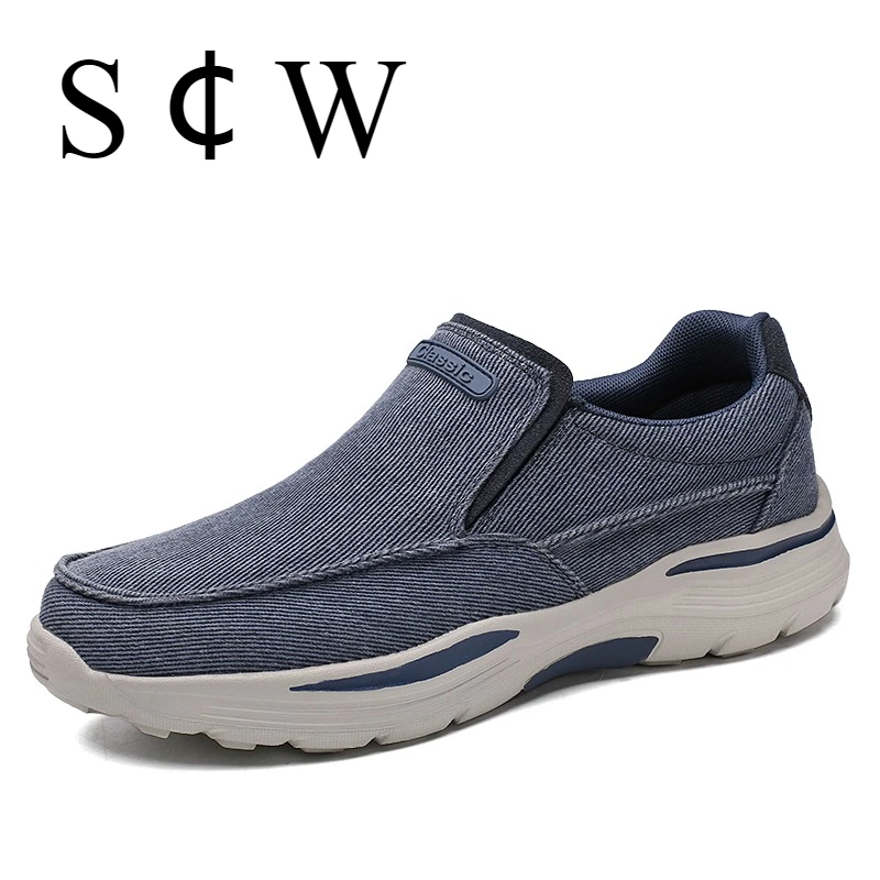 Leichte Canvas-Loafer für Herren für Outdoor-Wandern, Camping, Freizeitsport, Laufen, Joggen, Schuhe, Größe 39–48