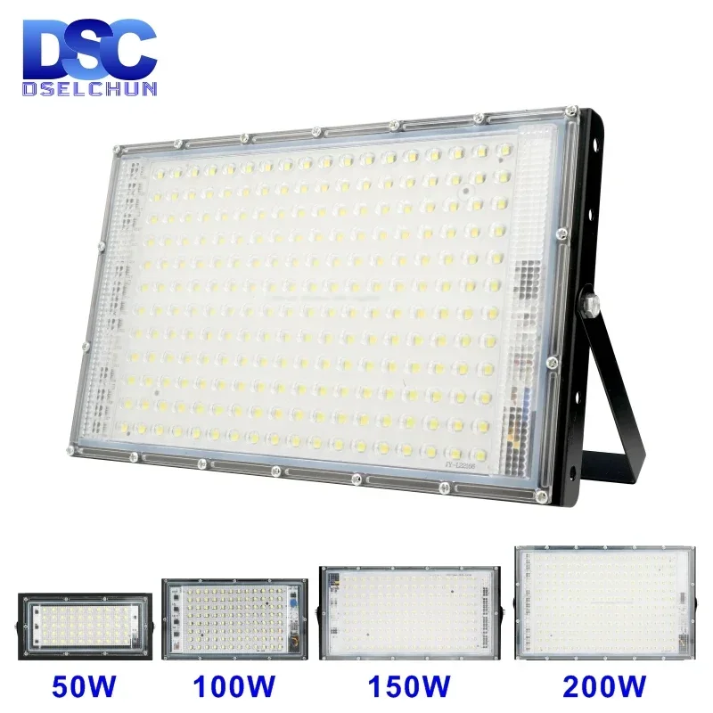 1/2/3PCS 110V 220V Led Flutlicht 50W 100W 150W 200W Outdoor flutlicht IP65 Wasserdichte Wand Lampe Reflektor Led Straße Licht