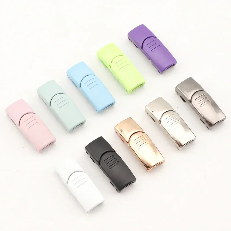 1 Paar Magnets chnalle ohne Krawatte Schnürsenkel tieless faul Schnürsenkel Schloss Schnell verschluss passt Freizeit schuhe Turnschuhe Stiefel Leinwand Image