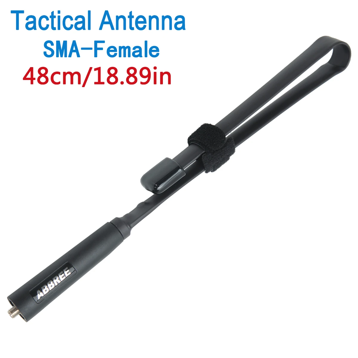 Abbree Walkie Talkie CS Taktische Faltbare Antenne SMA-Buchse VHF UHF Dual Band Für Baofeng UV-5R BF-888S UV-13 PRO UV-17 Image