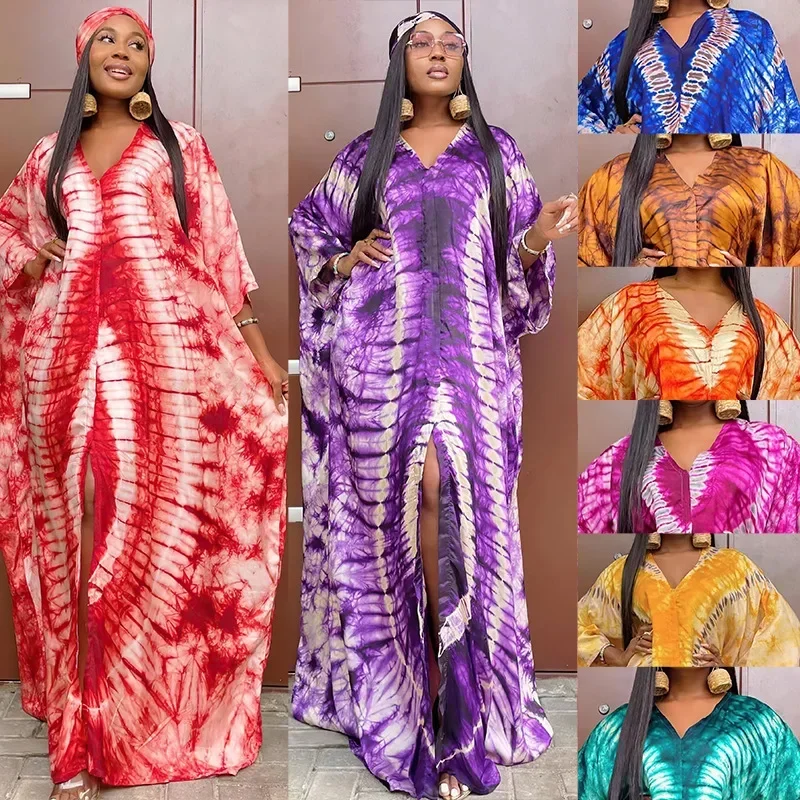 2024 afrikanische kleider für frauen elegante dashiki abaya maxi kleid afrika kleidung ankara kleider frühling herbst plus size kleider Image