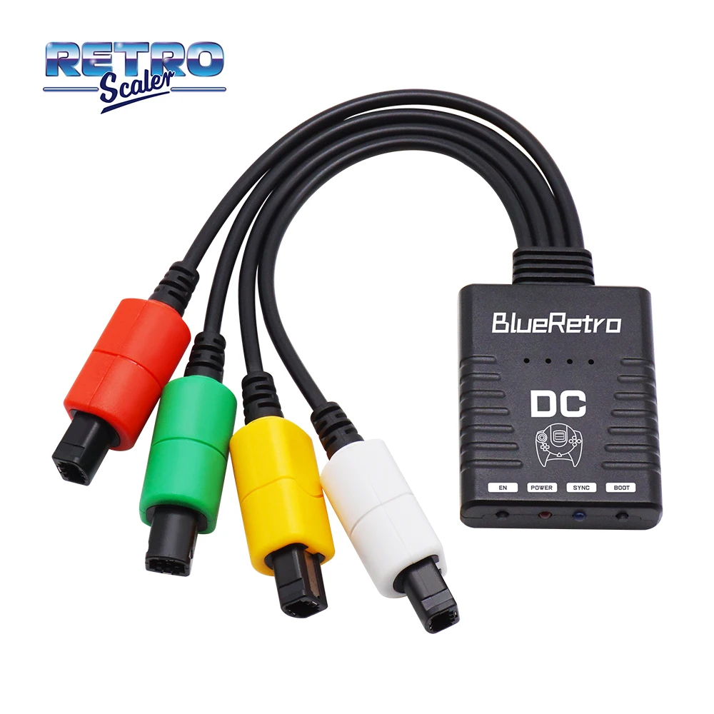 RetroScaler BlueRetro Wireless Controller Adapter für SEGA DreamCast Konsole auf PS3 PS4 PS5 8bitdo Switch Pro WiiU Controller Image