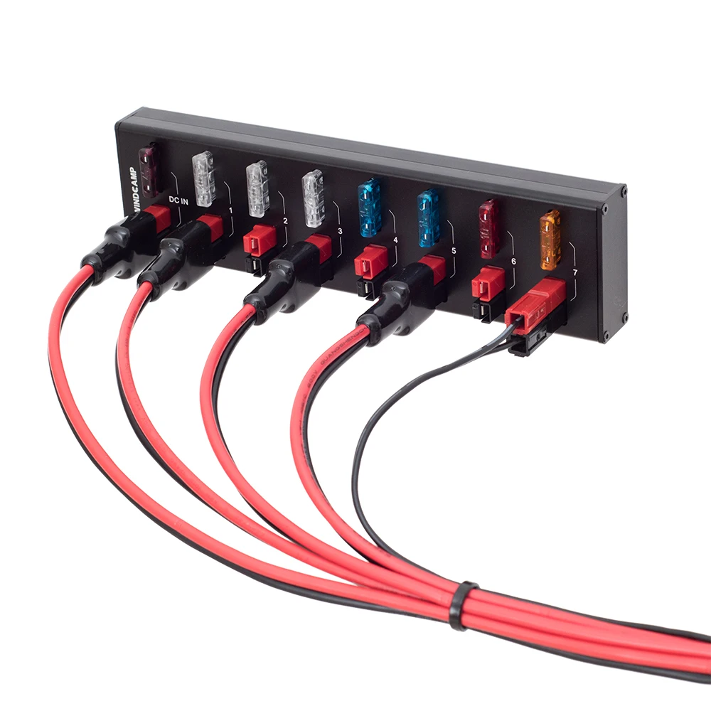 WINDCAMP AP8/AP8S 40A Stecker Power Splitter Verteiler für Radio Zimmer Auto Kompatibel mit Andersn Adapter Image