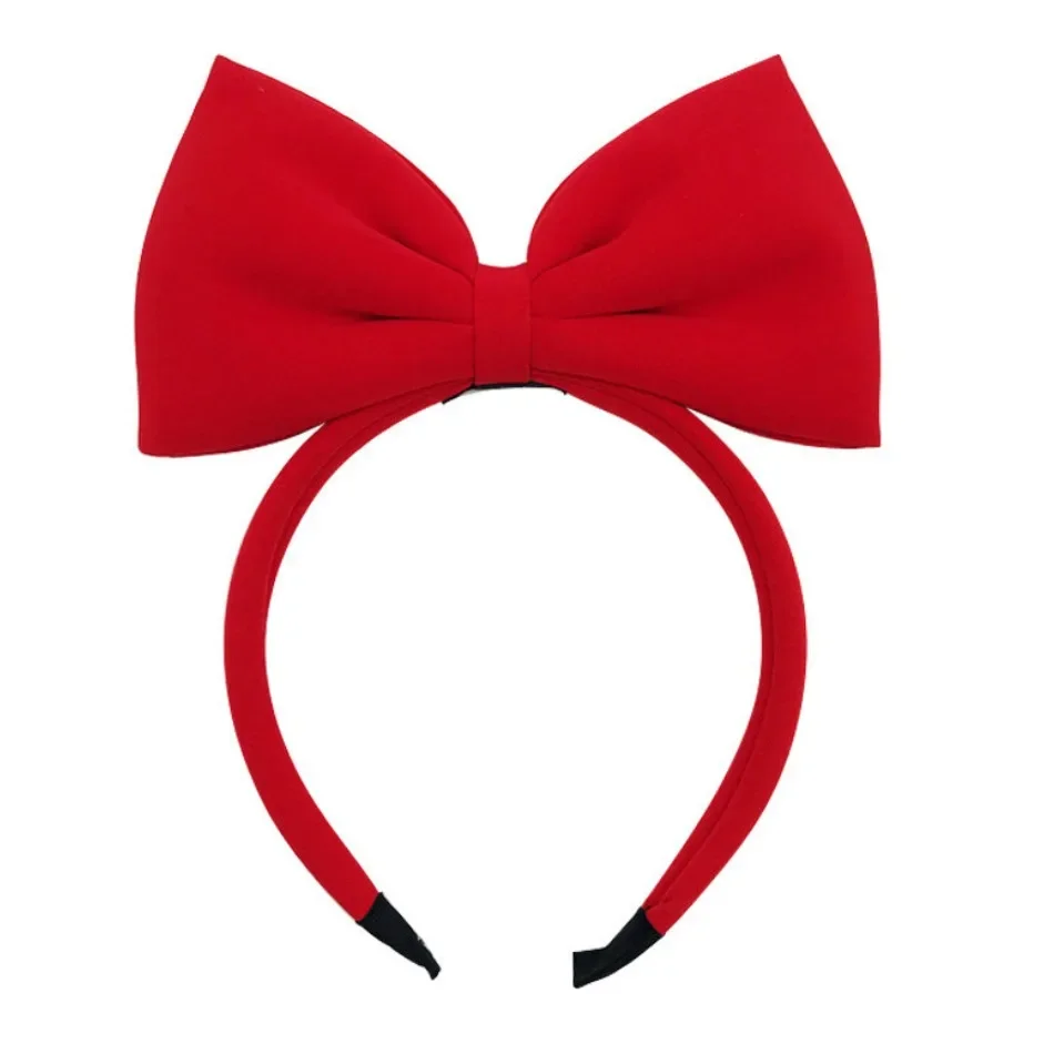 Süße Mädchen Rot Große Schleife Stirnband Schneewittchen Cosplay Requisiten Kopfbedeckung für Kinder Kopf Hoop Prinzessin Stirnband Haar Zubehör