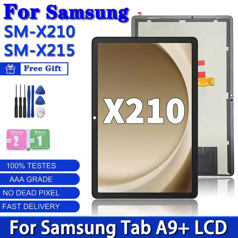 11,0 zoll Für Samsung Tab A9 + A9 Plus SM-X210 X215 X216 LCD Display Touch Screen Panel Digitizer Montage ersatz Teil Image