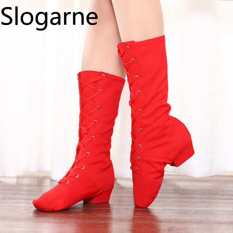 Pole Dance Schuhe Frauen Jazz Stiefel Kinder Bühne Zeigen Ballett Schuhe Männer 3CM Ferse Moderne Jazz Latin Walzer Tanz schuhe Tanz Schuhe